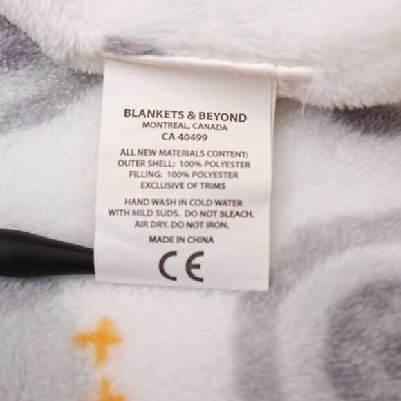 Blankets & Beyond Baby Elephant Lovey Gray Security Blanket Novelty - Picture 5 of 9